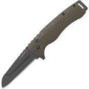 Outdoor Edge XD130AC Razor XD1 Button Lock Knife Brown GFN Handles