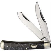 Rough Rider 2692 Trapper Knife Black Ice Handles