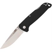 SOG 13110843 Adventurer Satin Lockback Knife Black GFN Handles