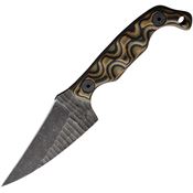 Stroup MINI2CAMOG10 Mini Mod 2 Carbon Steel Fixed Blade Knife Camo G10 Handles