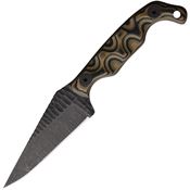 Stroup MINICAMOLG10 Mini Carbon Steel Fixed Blade Knife Camo G10 Handles