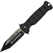 Miscellaneous 0510BK Trump Assist Open Linerlock Knife Black Handles