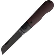 Wheat State PM145 The Peacemaker Black Stonewash sheepsfoot Slip Joint Knife Red River Carbon Fiber Handles