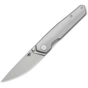 Bestech T2504B VK-KUZE Stonewash MagnaCut Framelock Knife Gray Handles