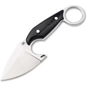 Boker 02BM0001 Enki Fixed Blade Knife Black Micarta Handles