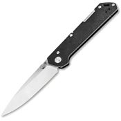 Boker 110314 Kihon Bifold Stonewash magnaCut Spear Point Lockback Knife Black Stonewash Handles