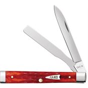 Case XX 42326 Baby Doc Knife Indian Paint Brush Kinfolks Jigged Bone Handles