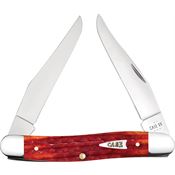 Case XX 42325 Mustrat Knife Indian Paint Brush Kinfolks Jigged Bone Handles