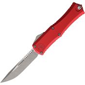 Microtech 1703M10APRD Auto Hera II Mini Apocalyptic OTF Knife Red Handles