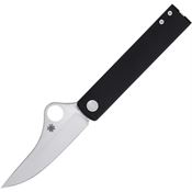 Spyderco 272ALBKP Essenza Satin Linerlock Knife Black Handles