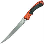 Skallywag Tactical 17027 Badfish Fillet Knife Orange/Black Handles