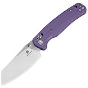 Bestech MK06M Cicada's Wing B-Lock Knife Purple G10 Handles