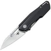 Bestech G64A Toddler Two-Tone Linerlock Knife Black G10 Handles