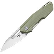 Bestech G64B Toddler Two-Tone Linerlock Knife OD Green G10 Handles