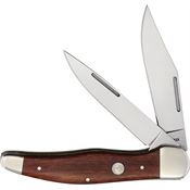 Boker 110885 TS 2.0 D2 Carbon Steel Folding Hunter Knife Rosewood Handles
