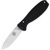 BRK ESEE R4 Auto Zancudo Stonewash Slide Lock Knife Black G10 Handles
