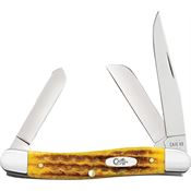 Case XX 32272 Stockman Knife Honeycomb Bone Handles