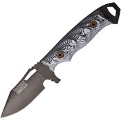 Daggerr 60400 Steadfast Midnight MagnaCut Fixed Blade Knife White/Black G10 Handles