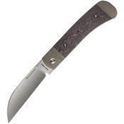 Jack Wolf 54261 Diamondback Jack Satin Bolster Lock Knife Purple Haze Carbon Fiber Handles