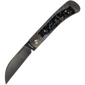 Jack Wolf 54263 Diamondback Jack Black Bolster Lock Knife Black Ice Kirinite Handles