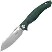 Kubey 239K Drake Linerlock Knife Green G10 Handles