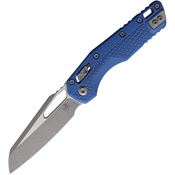 Microtech 210T10APPMCB MSI Apocalyptic Sheepsfoot Ram-Lok Knife Blue Tri Grip Handles