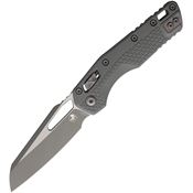 Microtech 210T1PMCBG MSI Gray Sheepsfoot Ram-Lok Knife Bull Shark Gray Tri Grip Handles