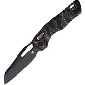 Microtech 18045 MSI Apocalyptic Sheepsfoot Ram-Lok Knife Tiger Tri-Grip Handles