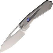 Remette RTCZG Agile Peregrine Falcon Reverse Tanto Linerlock Knife Sand Blast Titanium Handles