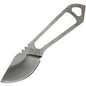 Shed 25SL 2025 Skurlite Stonewash Fixed Blade Knife Skeletonized Handles