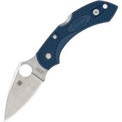 Spyderco 28PCBL2 Dragonfly 2 Lockback Knife Cobalt Blue FRN Handles