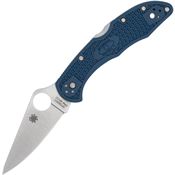 Spyderco 11PCBL Delica 4 Lockback Knife Cobalt Handles
