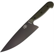Utica 11747 Kutmaster II Chefs Knife Green G10 Hanldes