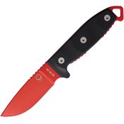 Utica S3RMC Critcal Hit I Red MagnaCut Drop Point Fixed Blade Knife Black Skeletonized G10 Handles