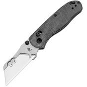 Kizer 3619JA3 Drop Bear Utility Clutch Lock Knife Black Canvas Handles