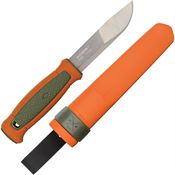 Mora 02834 Kansbol Fixed Blade Knife Orange Handles