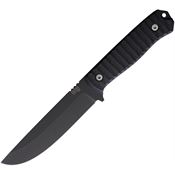 ZA-PAS VC1BK Vici Black Fixed Blade Knife Black G10 Handles
