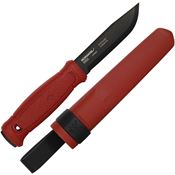 Mora 02883 Garberg Fixed Blade Knife Dala Red Handles