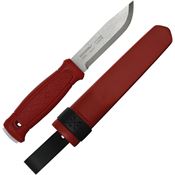 Mora 02740 Garberg Fixed Blade Knife Dala Red Handles