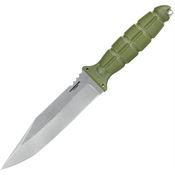 Condor 18346ASS Escort Stonewash Fixed Blade Knife Green Handles