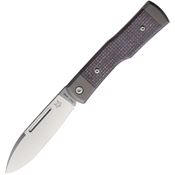 Fox 558BI Gunstock Barlow Knife Bison Micarta Handles