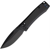 Daggerr F72MRTBB Nightmare Small Black MagnaCut Drop Point X-Lock Knife Black Titanium Handles