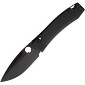 Daggerr F72DBB Nightmare XL Black Bohler Drop Point X-Lock Knife Black Titanium Handles