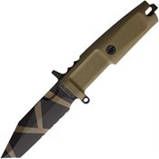 Extrema Ratio 0110DW Fulcrum C FH Desert Tanto Fixed Blade Knife Tan Handles