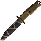 Extrema Ratio 0092DW Fulcrum S Desert Tanto Fixed Blade Knife Tan Handles