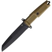 Extrema Ratio 0086BLK Task J Desert Fixed Blade Knife Tan Handles