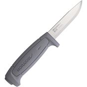 Mora 03003 Basic 546 Stainless Fixed Blade Knife Gray Handles