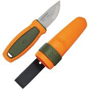 Mora 02836 Eldris Fixed Blade Knife Orange/Green Handles