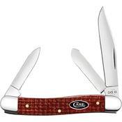 Case XX 12272 Medium Stockman Knife Red Micarta Handles