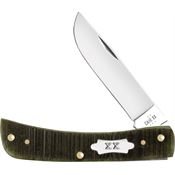Case XX 39233 Sod Buster Jr Olive Green Bone Handles